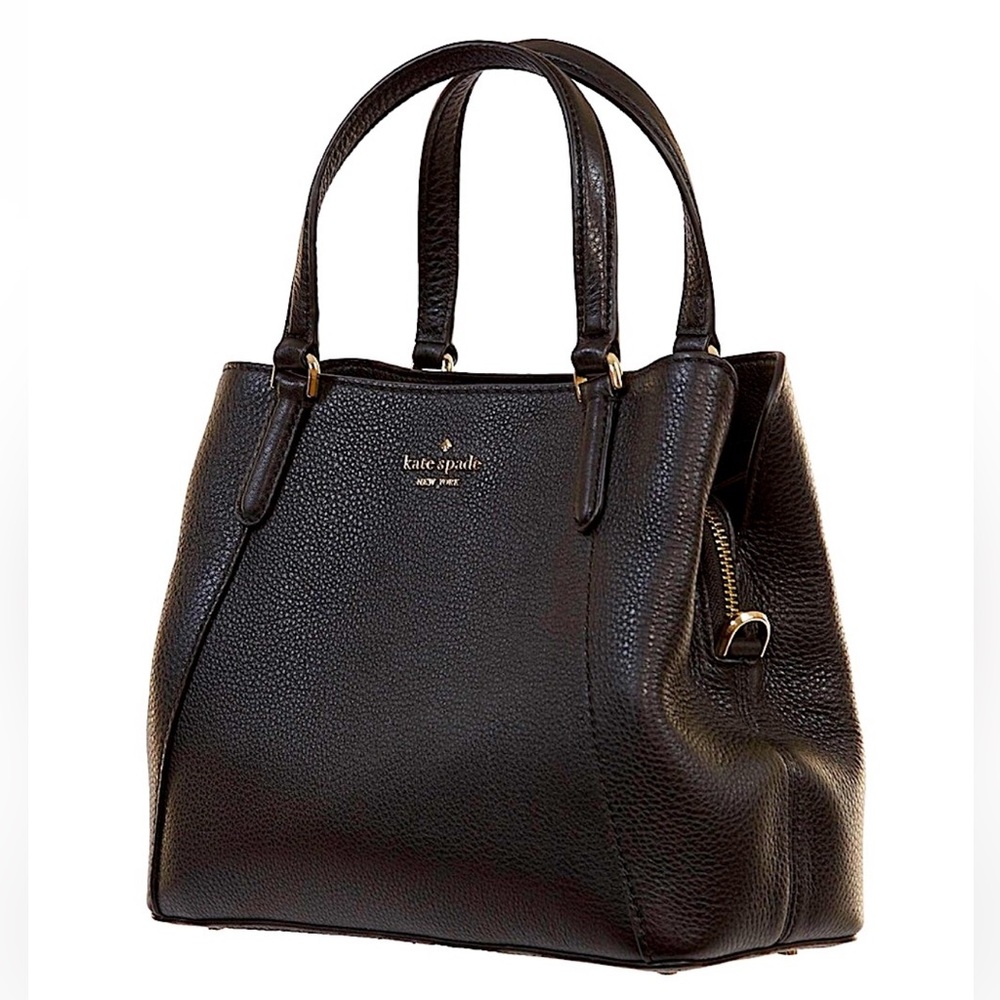 Kate Spade Pebbled Black Purse S338